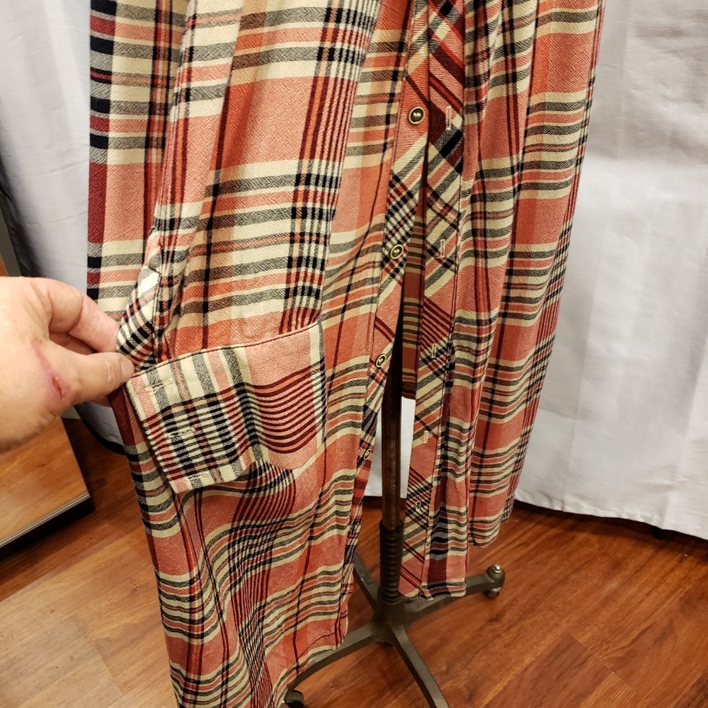 Free People Versatile Tunic Wrap Shirt Dress - Picture 5 of 7